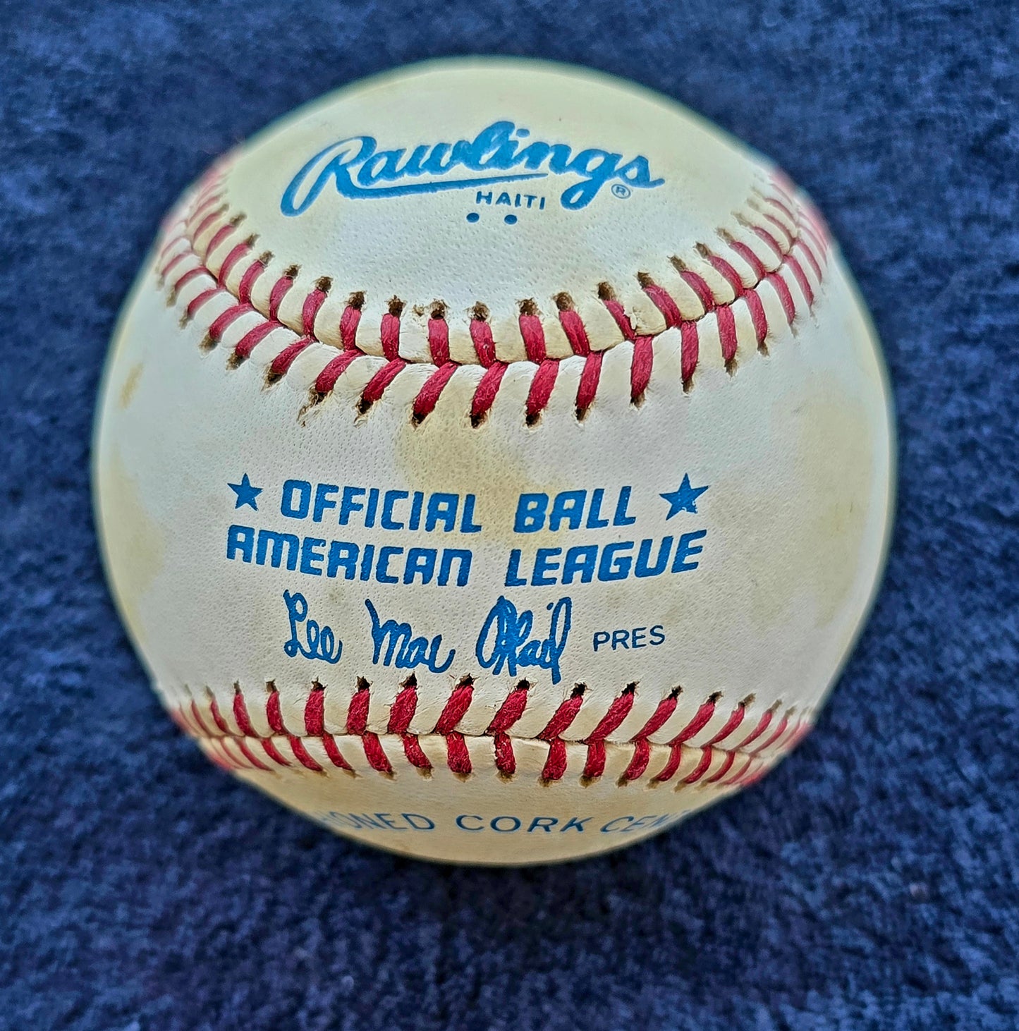 Mike Garcia Single Signed AUTO OAL (Budig) Baseball PSA/DNA LOA