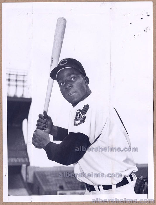 1958 Minnie Minoso "Cuban Comet” Cleveland Indians Original TYPE I Photo