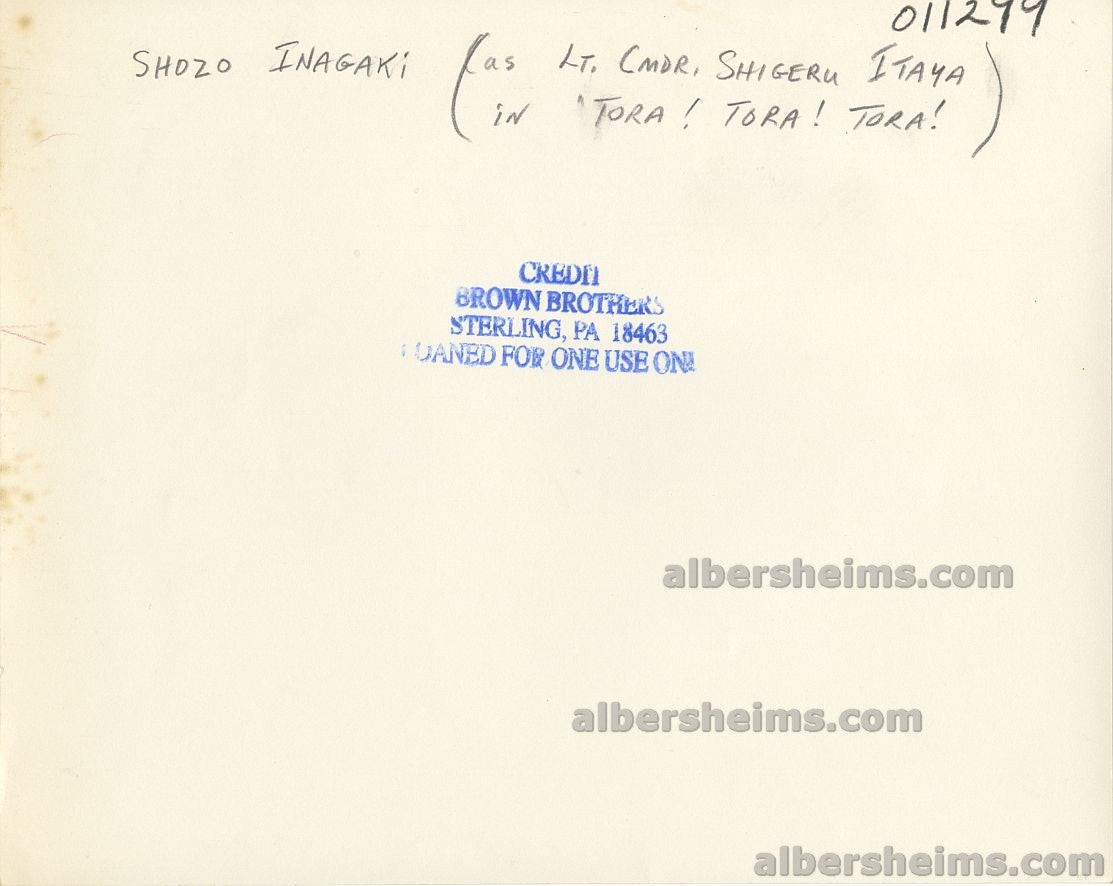 1941 Japanese Leader of Pearl Harbor Attack Capt. Mitsuo Fuchida Original TYPE I Photo