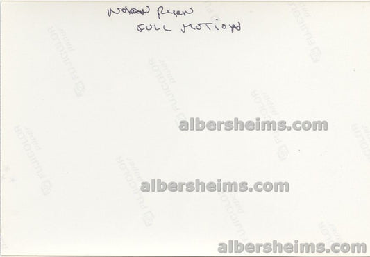 Circa 1989-93 Nolan Ryan Full Motion Release On the Mound Texas Rangers Original Photo