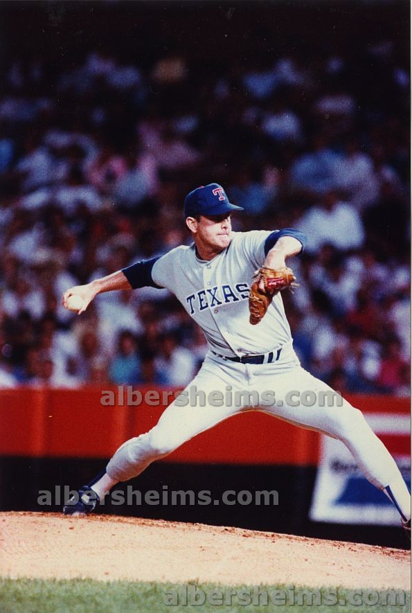 Circa 1989-93 Nolan Ryan Before the Release Texas Rangers Original Photo