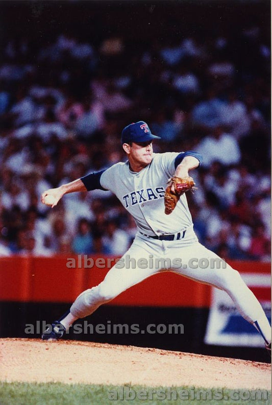 Circa 1989-93 Nolan Ryan Before the Release Texas Rangers Original Photo