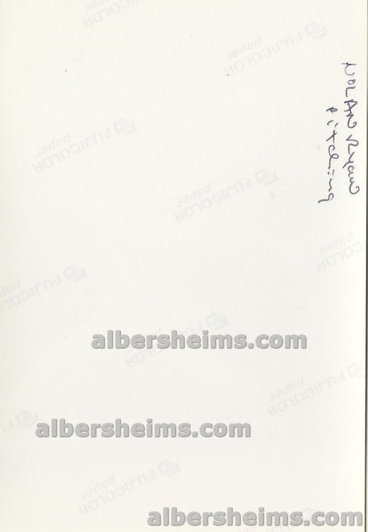Circa 1989-93 Nolan Ryan Before the Release Texas Rangers Original Photo