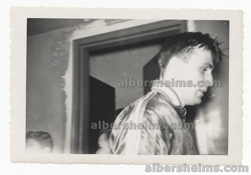 Paul Arizin Philadelphia Warriors Circa 1950-52 TYPE I Original Photo Snapshot Inside the Locker Room