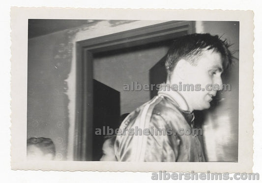 Paul Arizin Philadelphia Warriors Circa 1950-52 TYPE I Original Photo Snapshot Inside the Locker Room