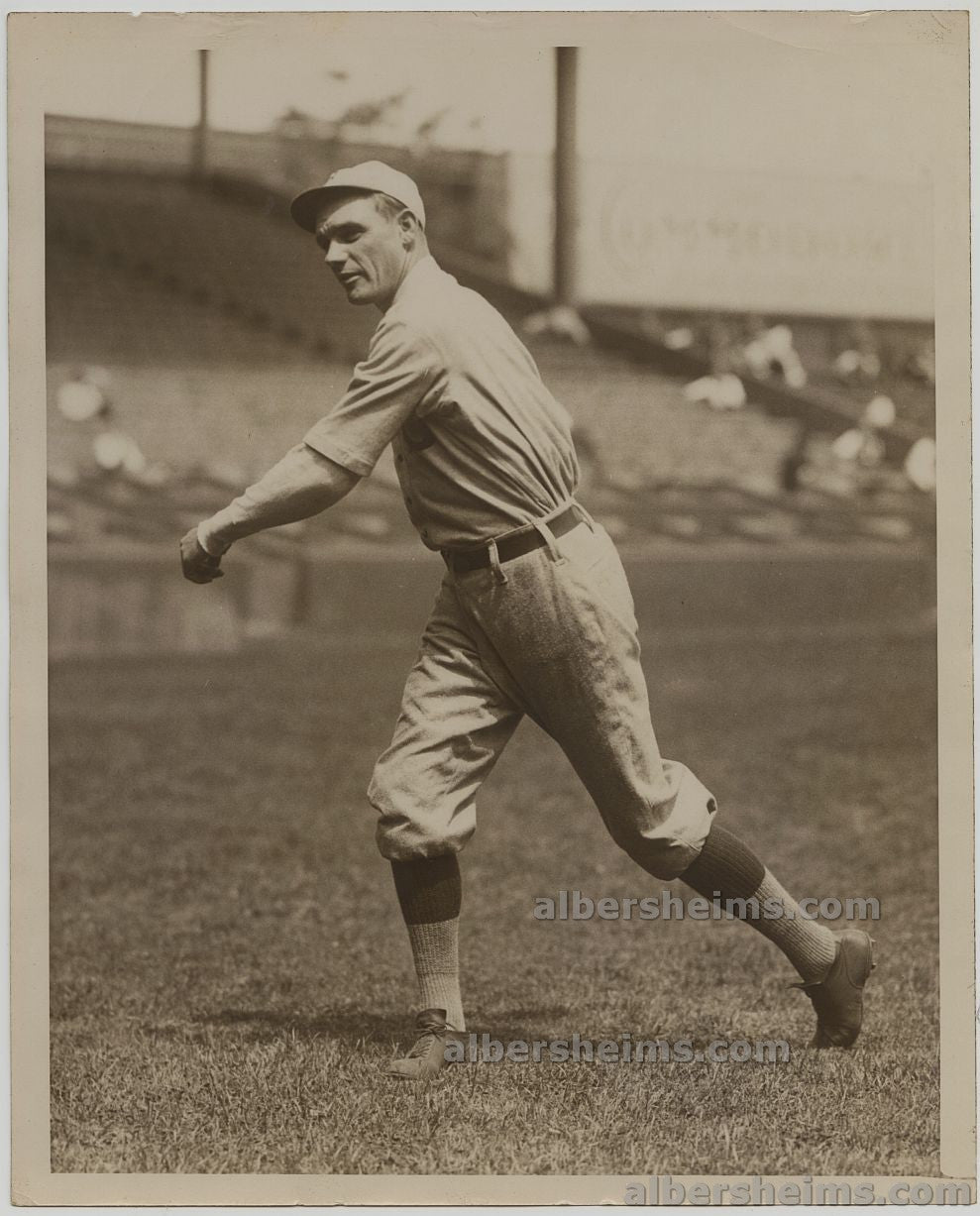 1920 Rube Marquard Brooklyn Dodgers Baseball HOF Stunning Original TYPE I Photo