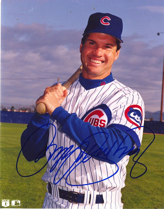 Ryne Sandberg Signed AUTO 8x10 Photo Cubs Pinstripes Baseball HOF