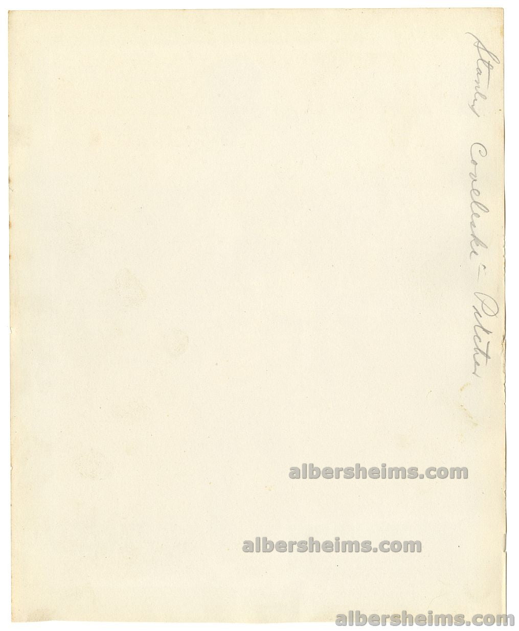 Stan Coveleski Finest Image 1919-20 Cleveland Indians Original TYPE I Photo