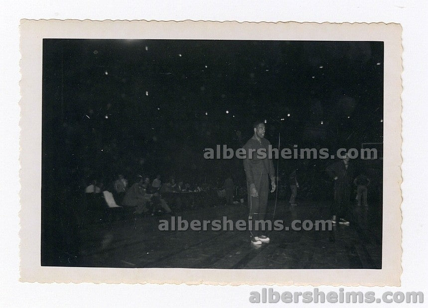 Nat Sweetwater Clifton NY Knicks Circa 1950-53 TYPE I Original Photo Snapshot