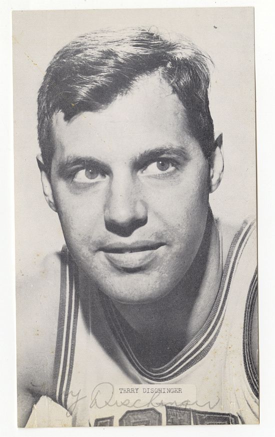 1968 Terry Dischinger Detroit Pistons Rookie JD McCarthy Postcard Signed Twice with Handwritten Letter