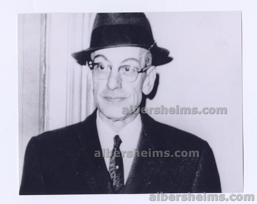 1962 Anthony Strollo AKA Tony Bender Genovese Crime Family Mafia Underboss Goes Missing Original Press Photo
