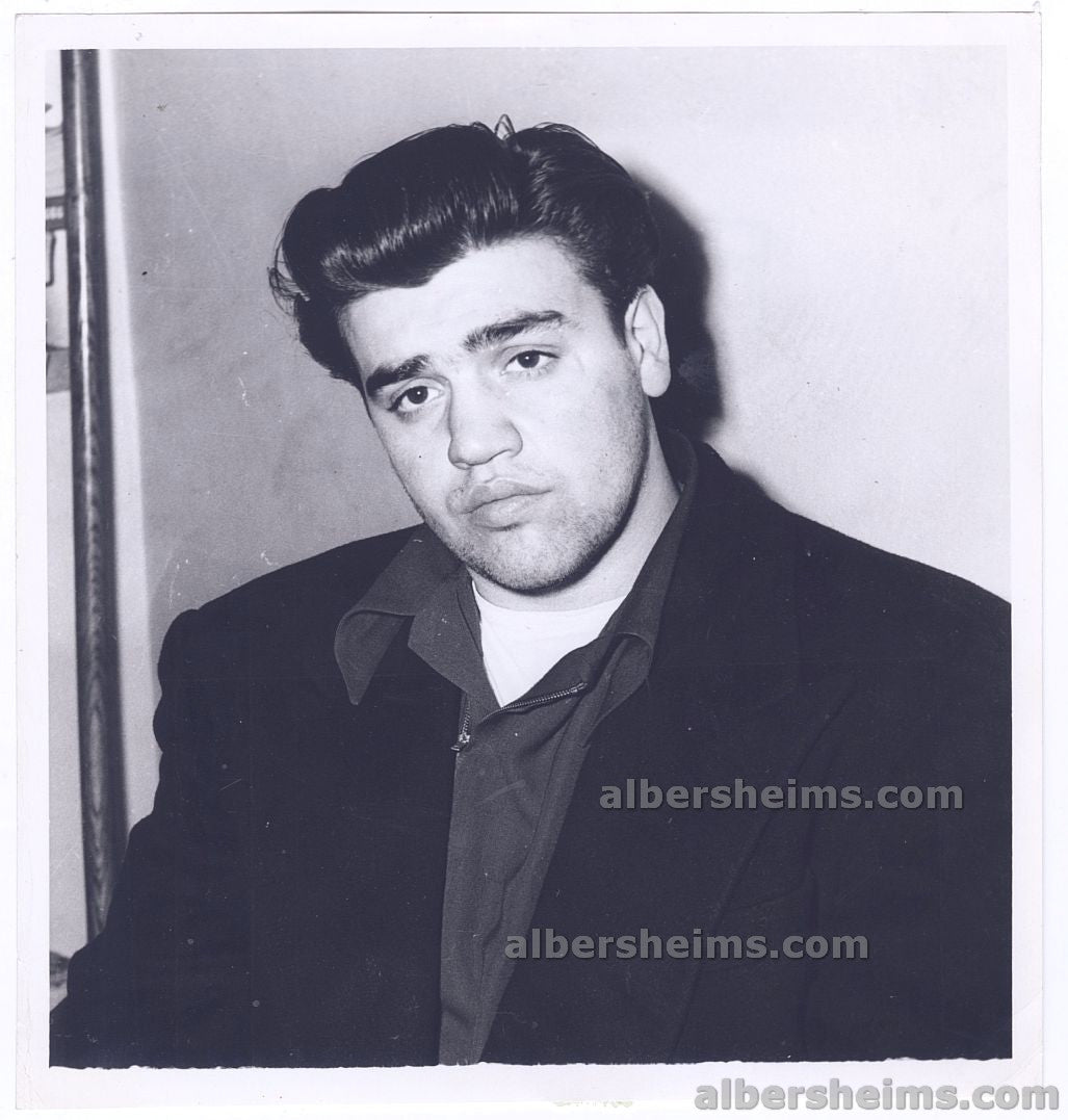 Vincent “The Chin” Gigante Original Vintage Press Photo – Boss of Genovese Crime Family