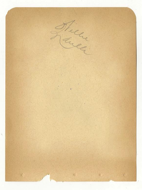 Willie Naulls Signed AUTO 1950s Album Page UCLA NY Knicks - Boston Celtics JSA COA