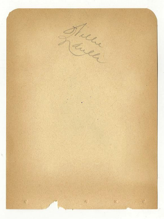 Willie Naulls Signed AUTO 1950s Album Page UCLA NY Knicks - Boston Celtics JSA COA