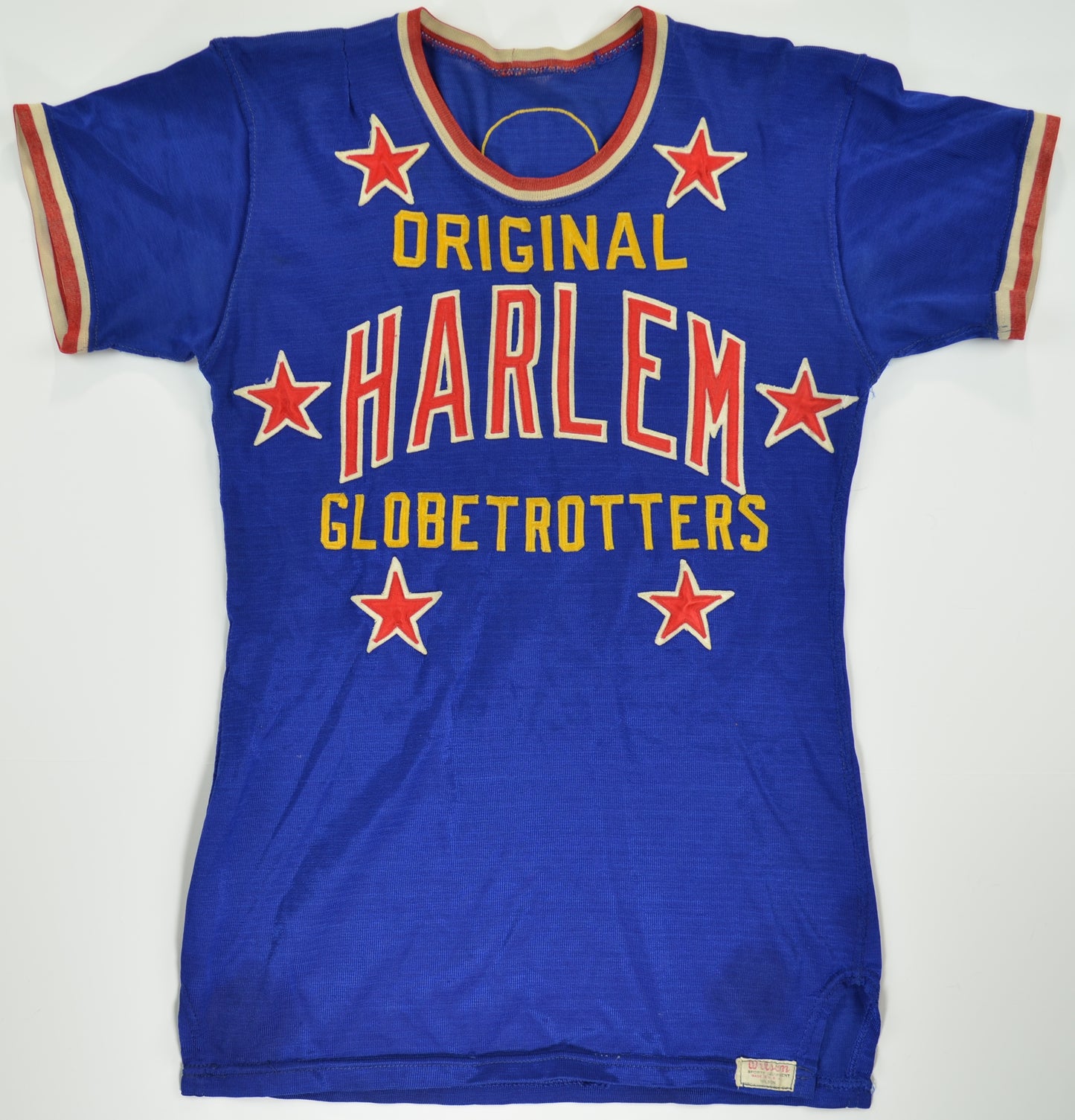 Bill Rookie Brown & Stan Chico Burrell Game Worn 1950's Harlem Globetrotters Rare Style Jersey Shooting Shirt
