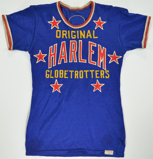 Bill Rookie Brown & Stan Chico Burrell Game Worn 1950's Harlem Globetrotters Rare Style Jersey Shooting Shirt